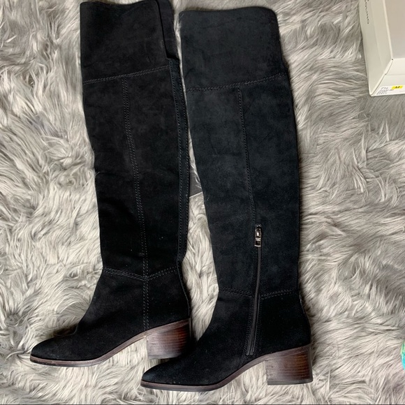 Coach Lucia split suede boot